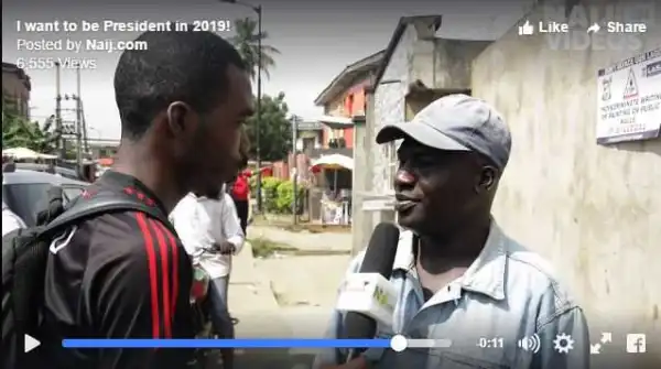 2019 Presidency: Confident Okada Man Vows to Contest and Win Against Buhari